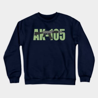 AK-105 Kalashnikov assault rifle (color version) Crewneck Sweatshirt